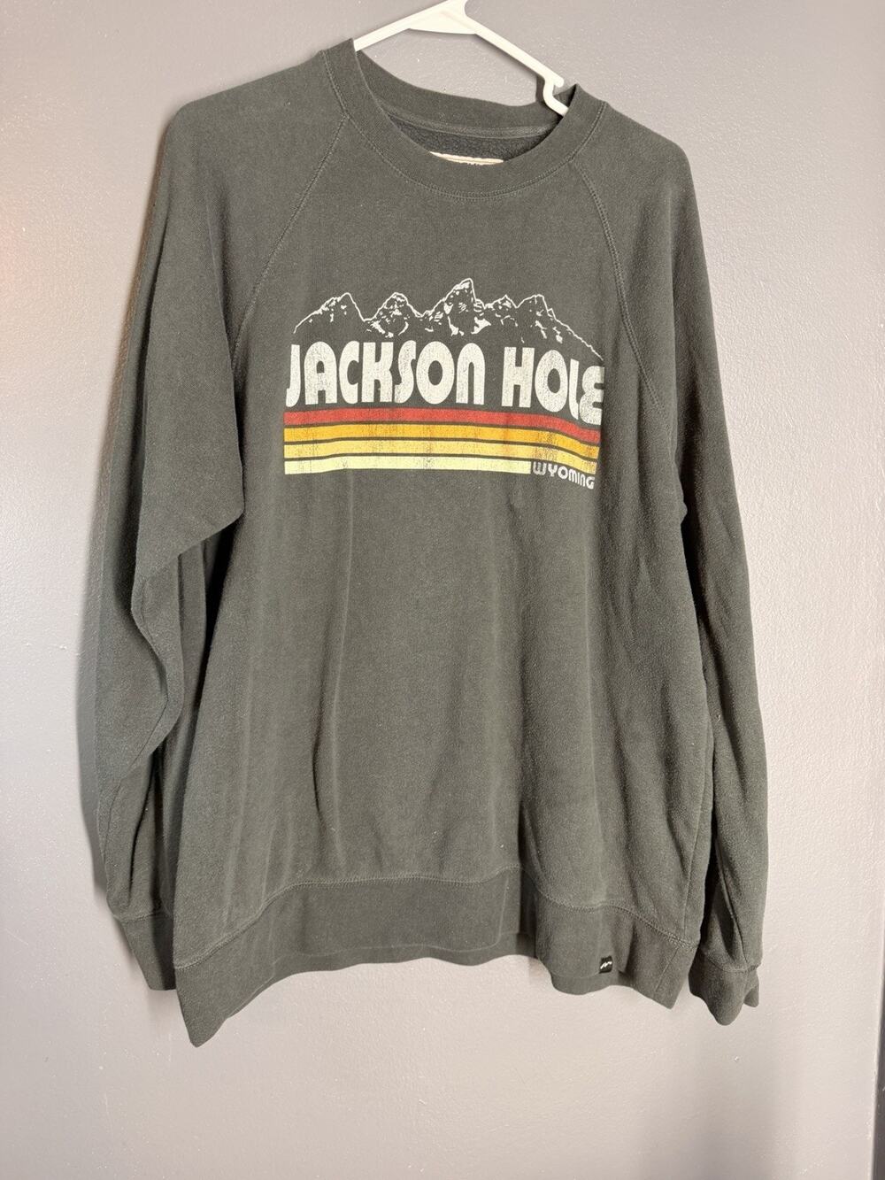 Techstyles Jackson Hole Long Sleeve Sweatshirt - Size XLarge - Blue